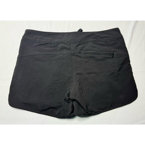 Patagonia Women's Black Print Athletic Hiking Shorts - Size 4 (30x4.5) - Picture 2 of 6
